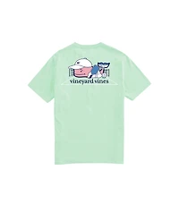 OUTLET Pickleball Whale Short-Sleeve Pocket Tee