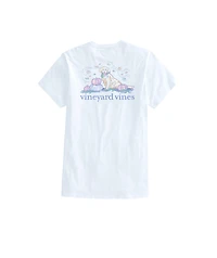 OUTLET Women's Autumn Dog Short-Sleeve Pocket Tee