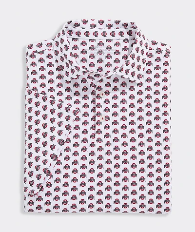 The Ohio State University Men's Printed Sankaty Polo