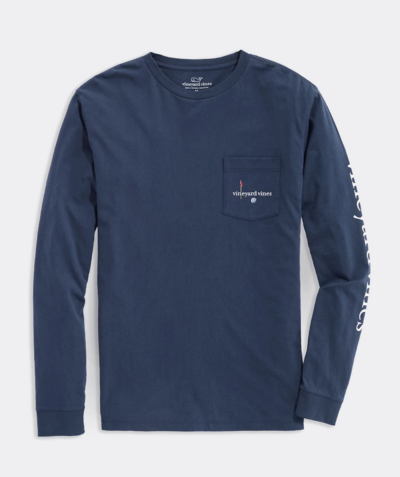 Golf Putt Long-Sleeve Pocket Tee