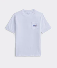 Boys' Flag Whale Short-Sleeve Pocket Tee