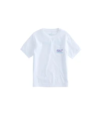 OUTLET Kids' Oleander Allover Whale Fill Short-Sleeve Pocket Tee