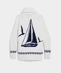 Sail Cotton Shawl Cardigan