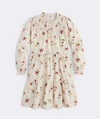 Girls' Tiered Corduroy Dress