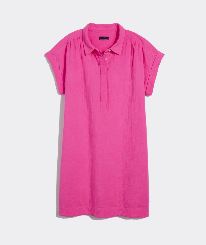 Margo Double Gauze Shirtdress