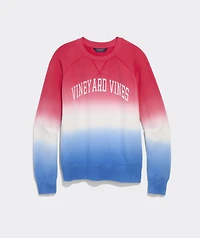 Americana Dip-Dye Surf Terry Sweatshirt
