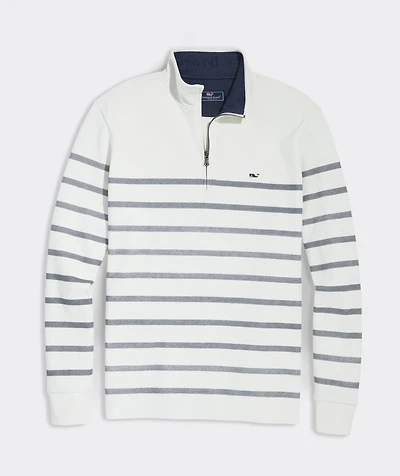 Breton Stripe Saltwater Quarter-Zip