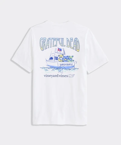 Kids' Grateful Dead x vineyard vines Dancin' Bearfoot Short-Sleeve Pocket Tee