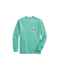 OUTLET Soccer Whale Long-Sleeve Pocket Tee