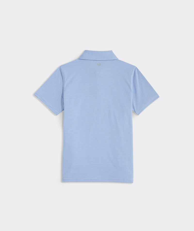 Boys' Anegada Stripe Sankaty Performance Polo
