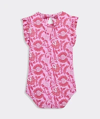 Girls' Ruffle Scoop One-Piece