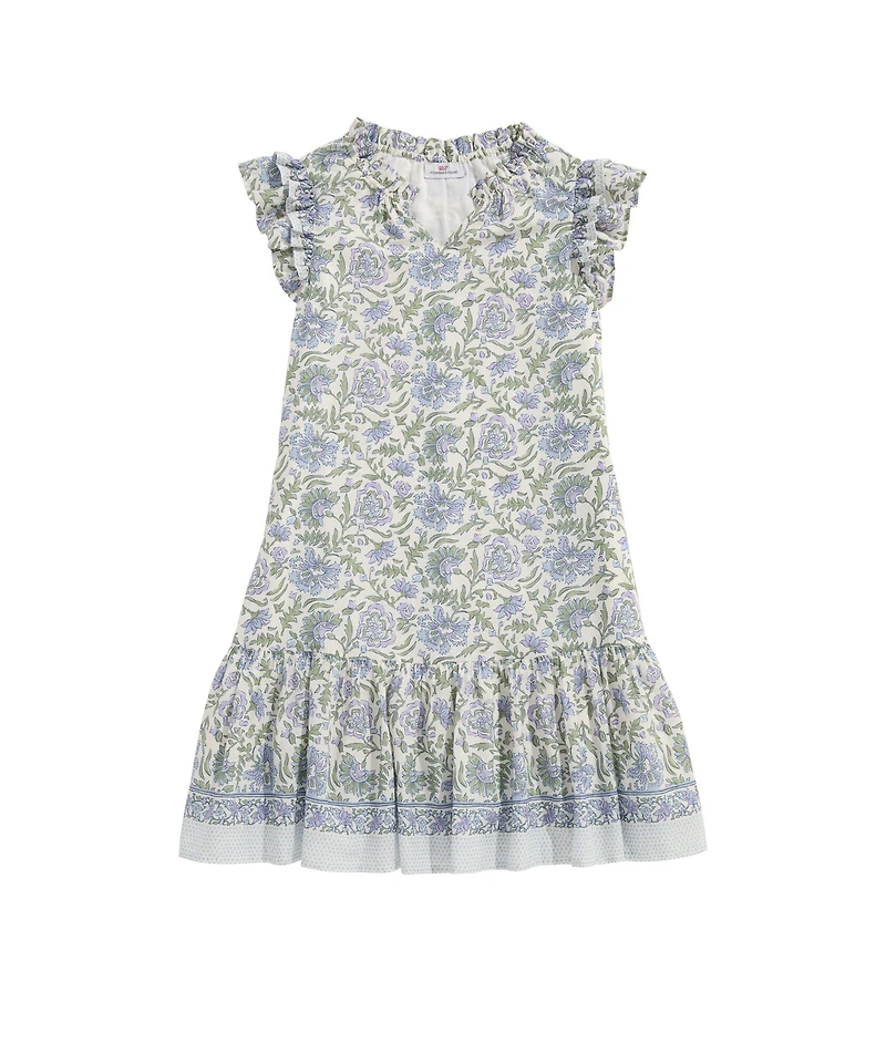 OUTLET Girls' Anegada Ruffle Sleeve Dress