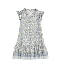OUTLET Girls' Anegada Ruffle Sleeve Dress