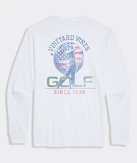 USA Golfer Long-Sleeve Pocket Tee