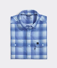 Lightweight Performance Harbor Plaid Shirt