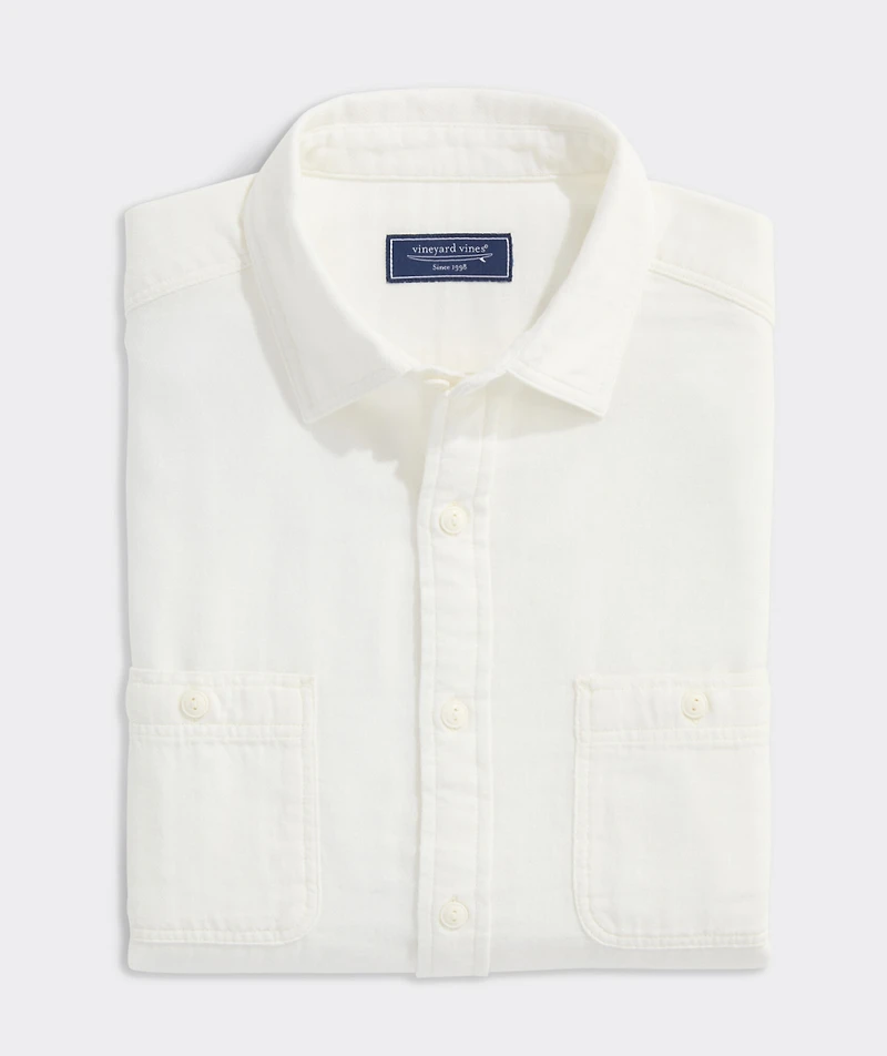 Sugarcane Solid Double Cloth Shirt