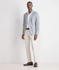 White Bay Gingham Wool Blazer