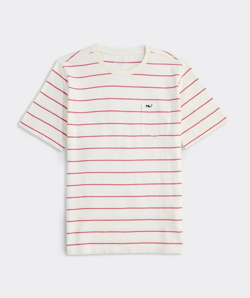 Boys' Striped Surf Short-Sleeve Pocket Tee