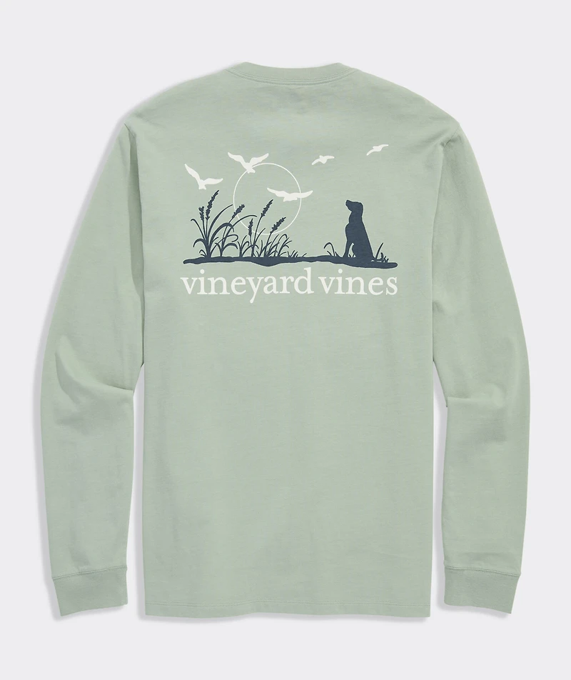 Marsh Dog Long-Sleeve Pocket Tee
