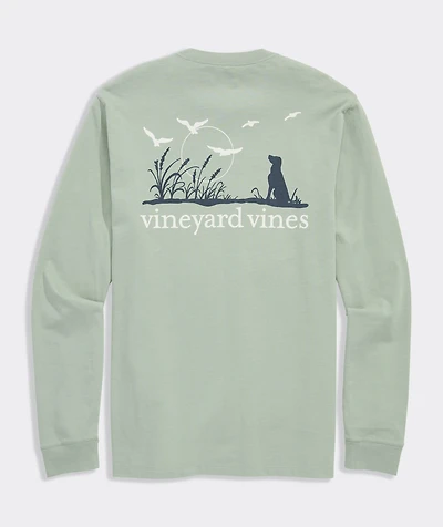 Marsh Dog Long-Sleeve Pocket Tee
