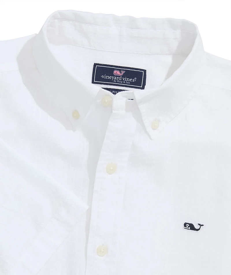 OUTLET Short-Sleeve Solid Shirt