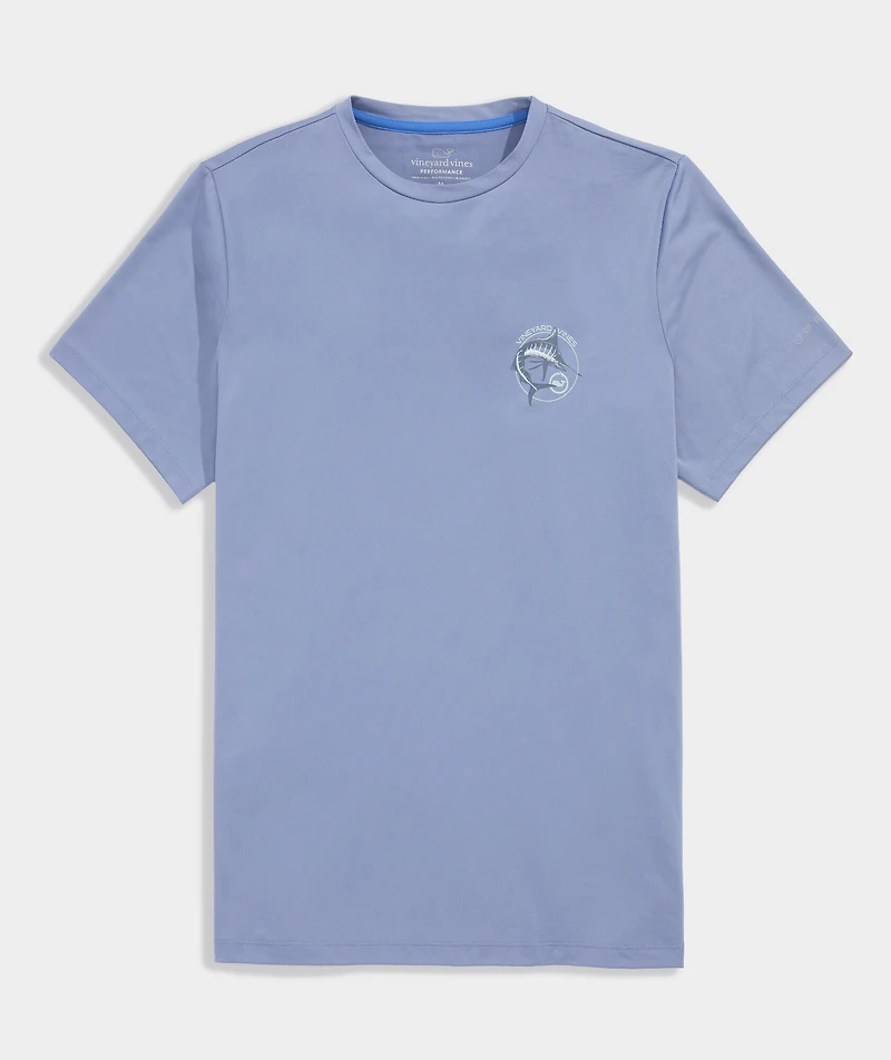 Marlin Circle Short-Sleeve Harbor Performance Tee