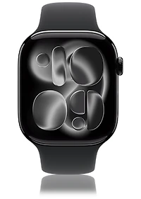 Apple Watch 11 Aluminium avec Bracelet Sport Noir (M/G)