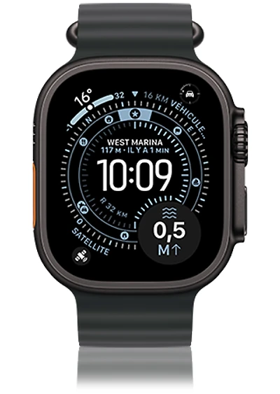 Apple Watch Ultra 3 Titane avec Bracelet Océan