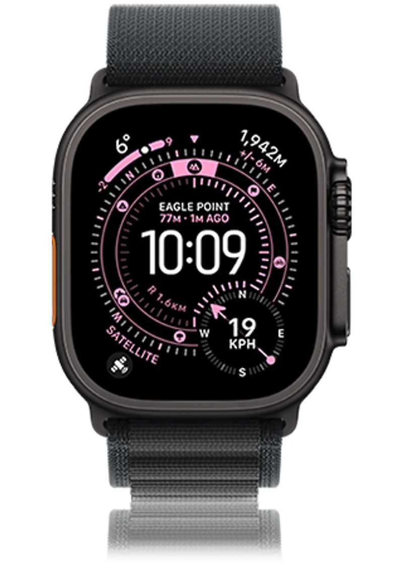 Apple Watch Ultra 3 Titanium with Black Alpine Loop (M)