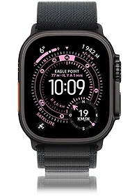 Apple Watch Ultra 3 Titane avec Bracelet Alpin Noir (M)