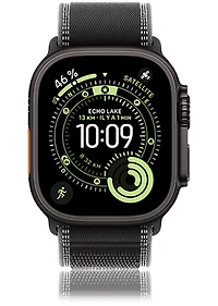 Apple Watch Ultra 3 Titane avec Bracelet Sentier Noir (M/G)