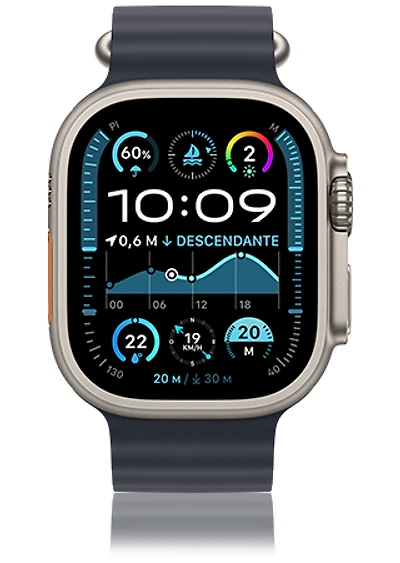 Apple Watch Ultra 2 Titanium Bracelet Océan