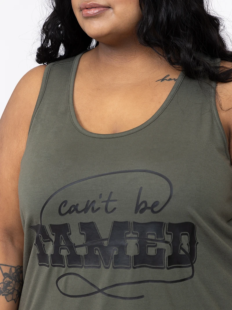 Women's Can't Be Tamed Racerback Tank