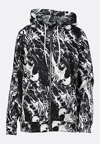 Women's Marble Zip Hoodie