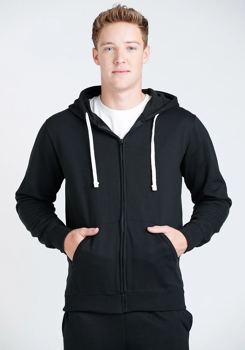 Men's Classic Zip Front Hoodie