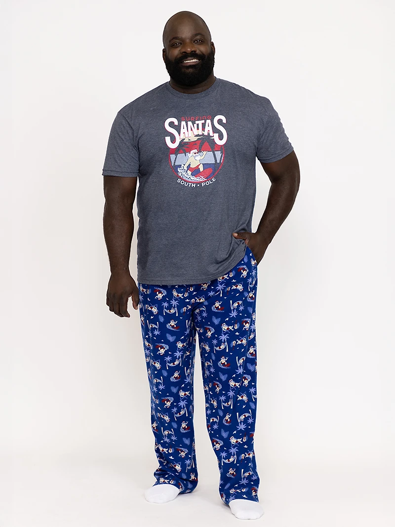 Men's Surfing Santa