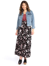 Women's Colour Block Maxi Dress