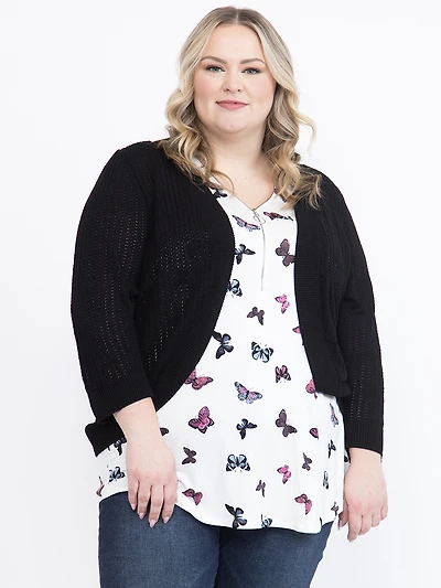 Women's Pointelle Shrug