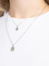 Women's Dainty Snowflake Necklaces