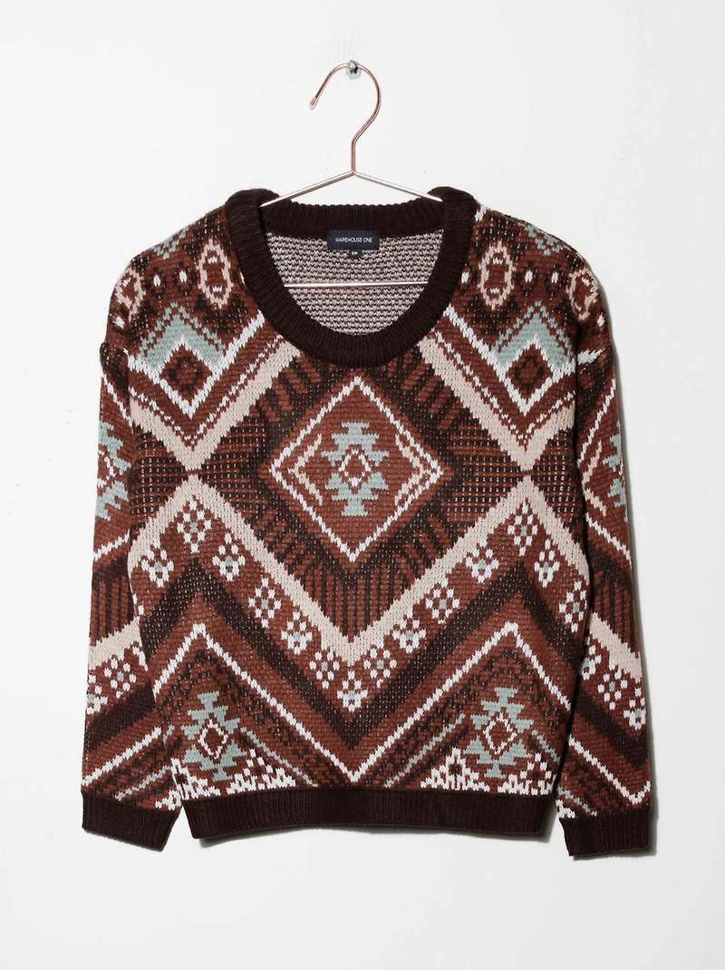 Women's Geometric Sweater