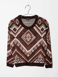 Women's Geometric Sweater