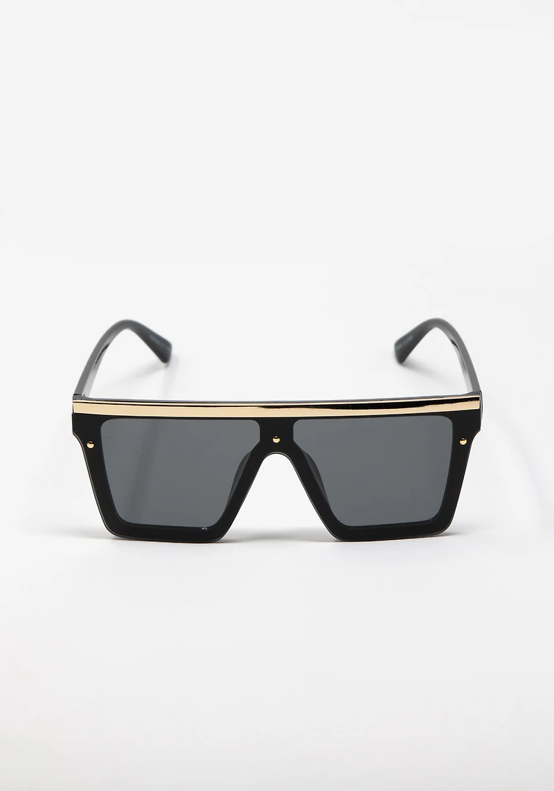 Women's Plastic Shield Sunglasses