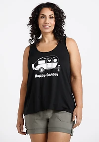 Women's Happy Camper Racerback Tank