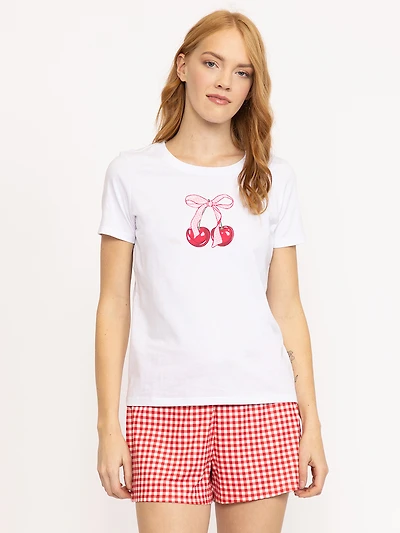 Women's Cherry Sleep Tee