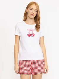 Women's Cherry Sleep Tee