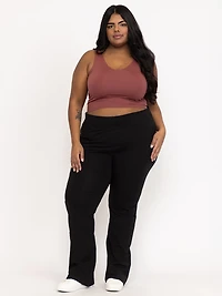 Women's Fold Over Waist Yoga Pant