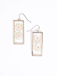 Women's Pressed Flower Earrings