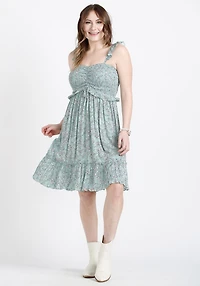 Women's Ruffle Strap Babydoll Dress