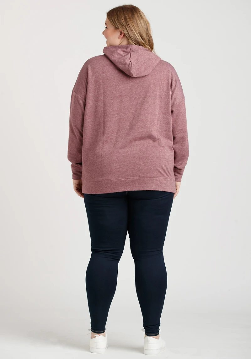 Women's Lace Insert Hoodie