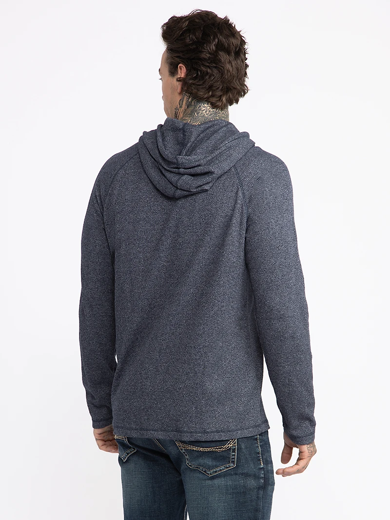 Men's Hooded Waffle Tee